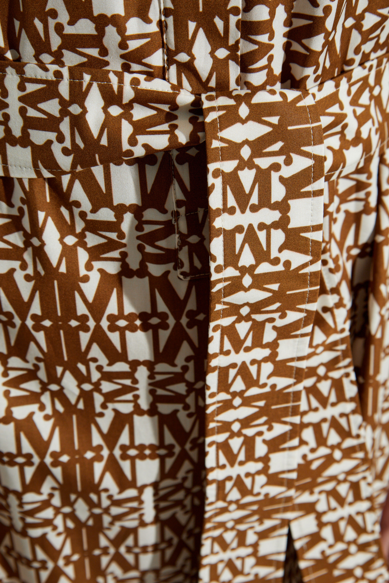 ★関税込★Max Mara Luxgi モノグラム ドレス Brown Dress with 'Luxigi' monogram Max Mara - Vitkac AS